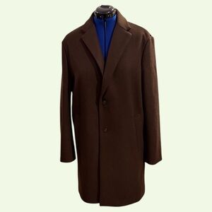 NWT ZARA Men’s/Unisex 4-Way Tailored Dark Brown Coat